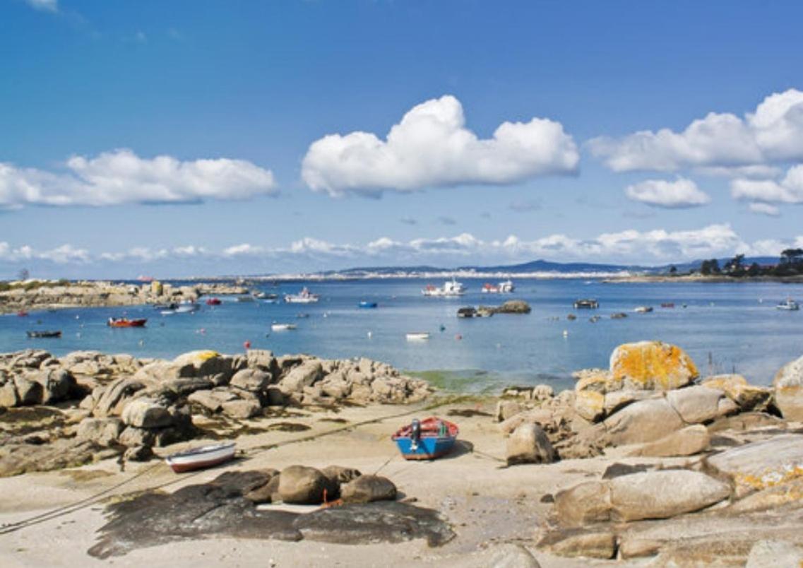 Apartamento El Rincon De Elia, Haz Realidad Tu Sueno De Vivir Con Vistas Al Mar Villanueva De Arosa Kültér fotó